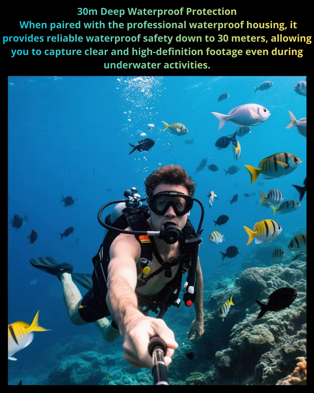 4K Ultra HD Action Camera for Travel, Sports, Vlogging & Adventure