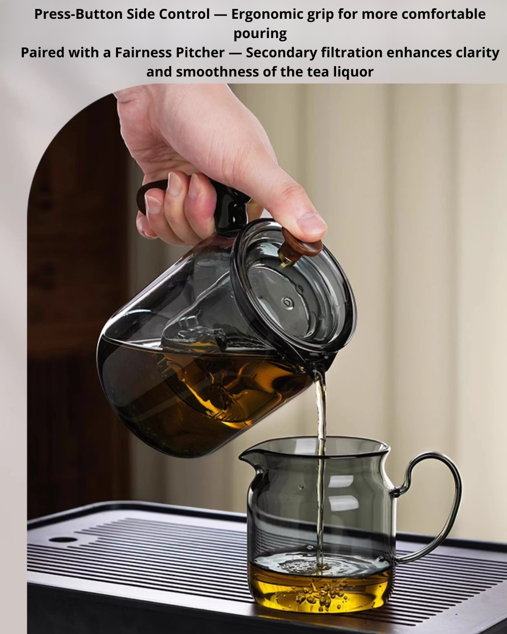 Elegant Glass Tea Set for Everyday Brewing & Mindful Gatherings