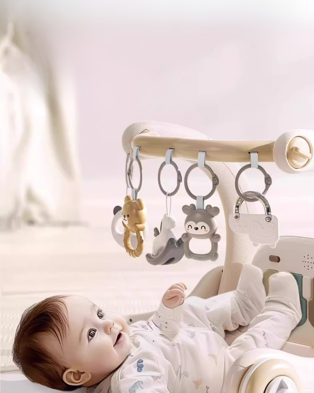 5-in-1 Baby Activity Gym & Walker for Infant Development & First Steps