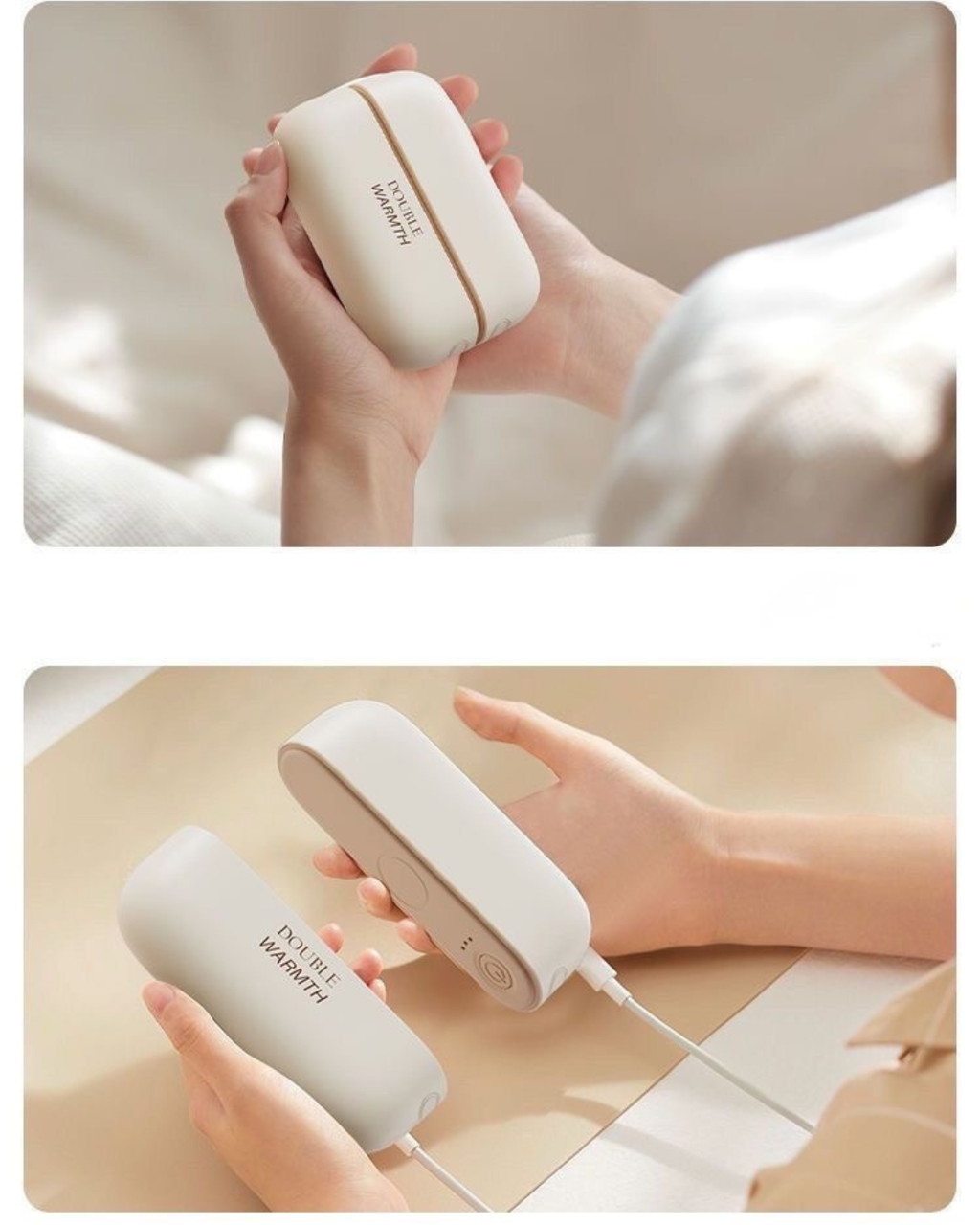 Split Magnetic Hand Warmer – Fast Heating & Long-Lasting Battery