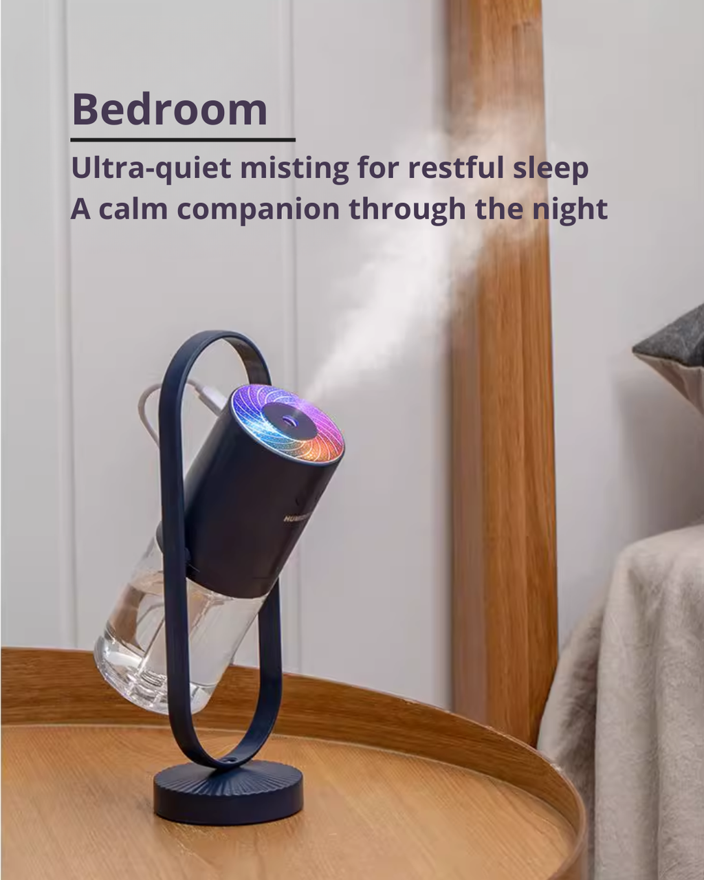 MagicGlow Nano Humidifier with Multicolor LED — Calm & Cozy Spaces