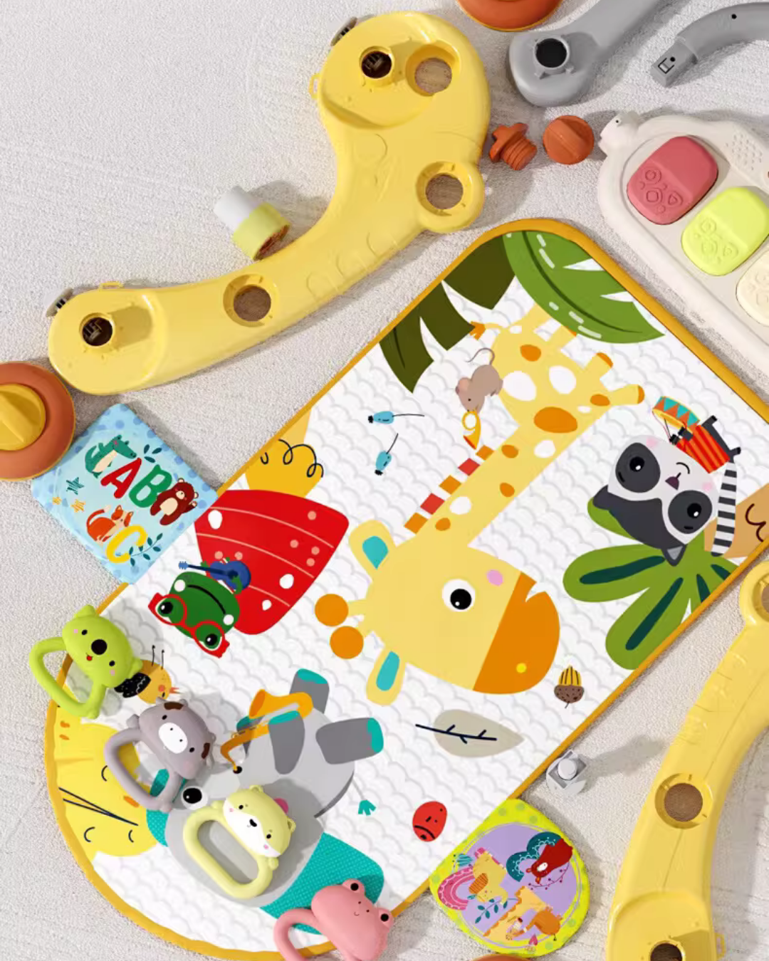 7-in-1 Multi-Function Baby Activity Gym & Walker for Infant Development