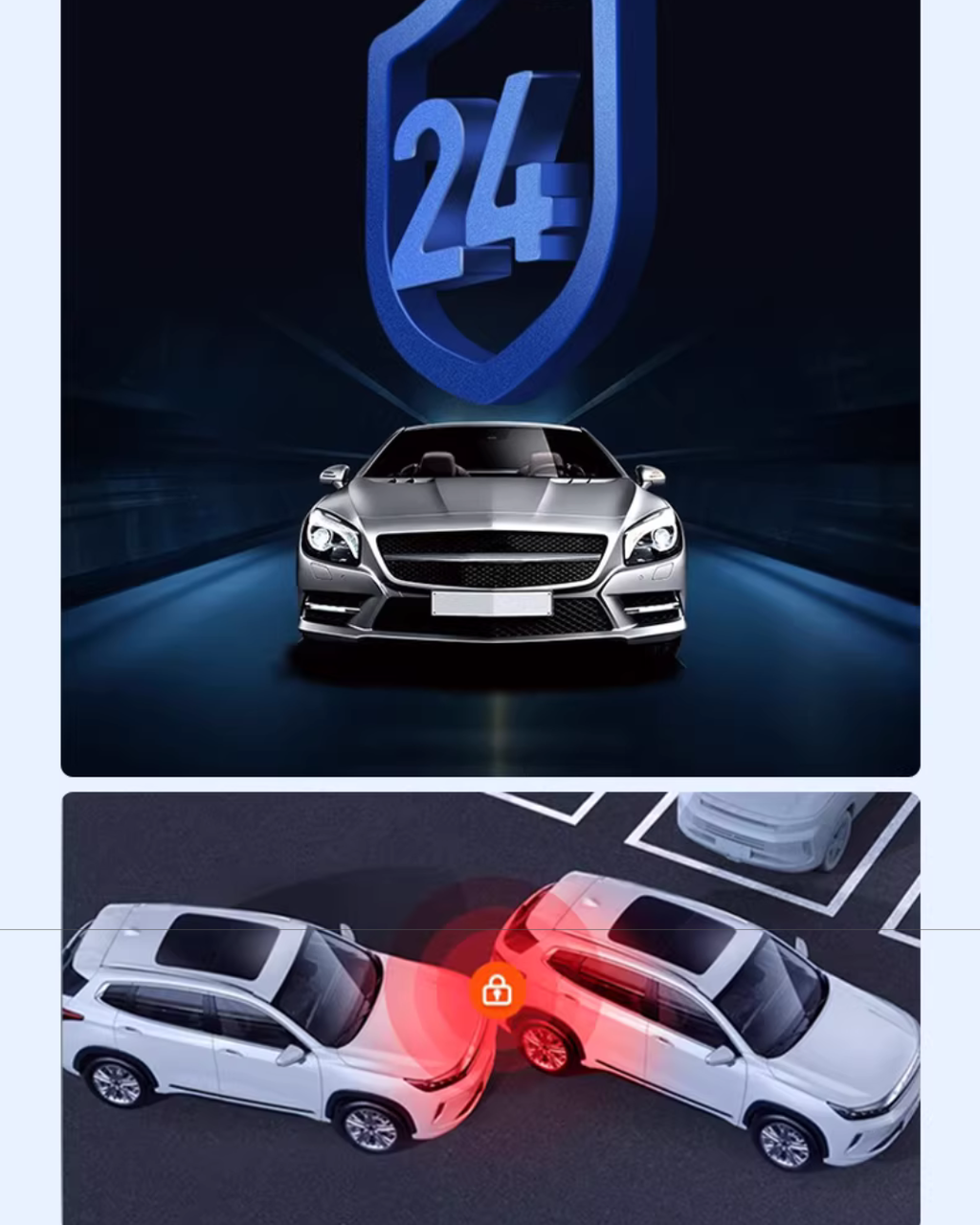 4K Night Vision Dash Cam – Front & Rear, WiFi App & Emergency Lock