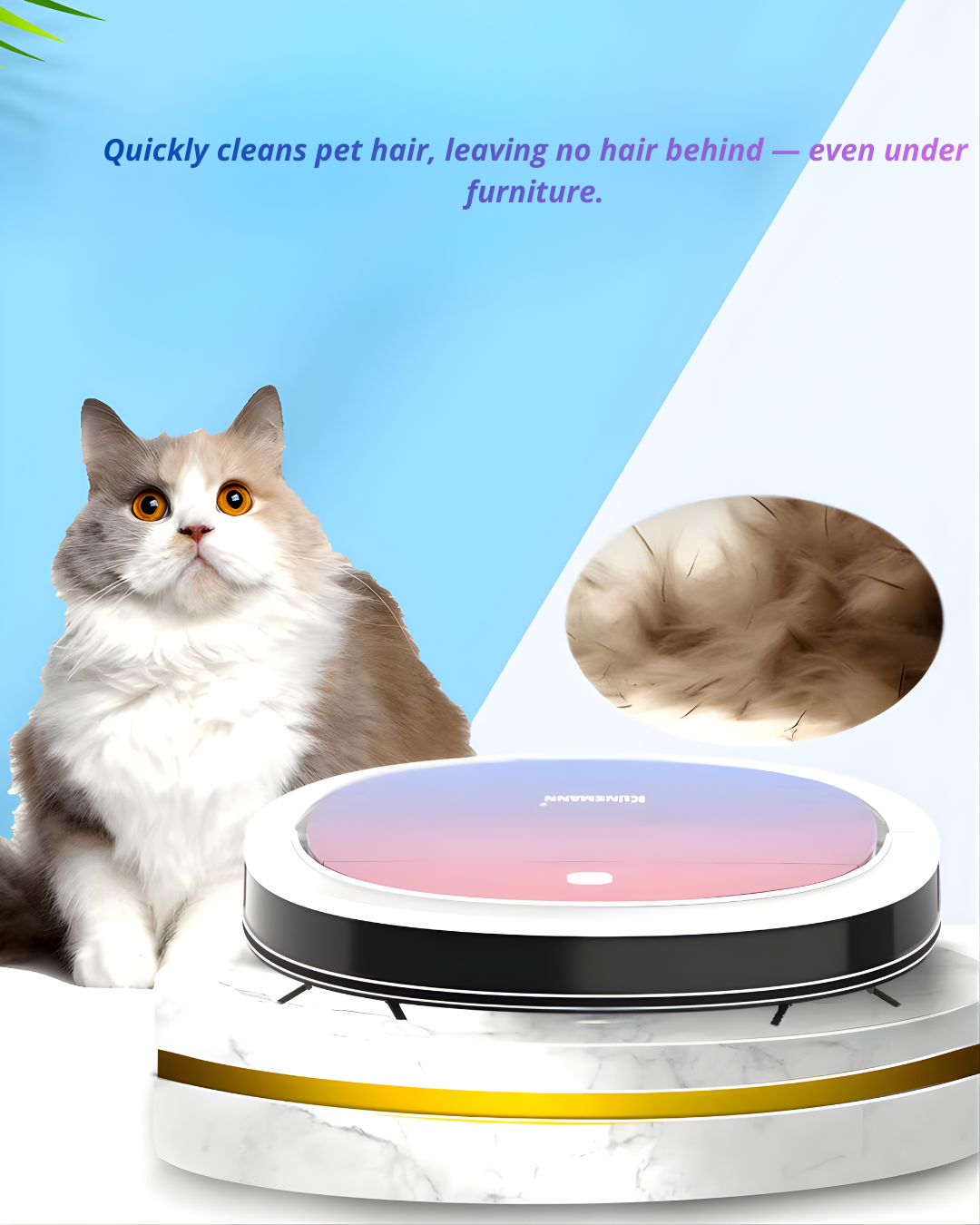 K196 Smart Robot Vacuum & Mop for Modern Homes