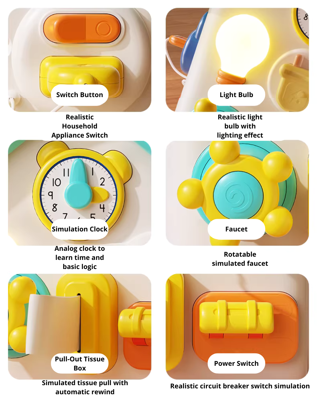 Interactive Montessori Busy Cube – Fine Motor & Early Learning Toy