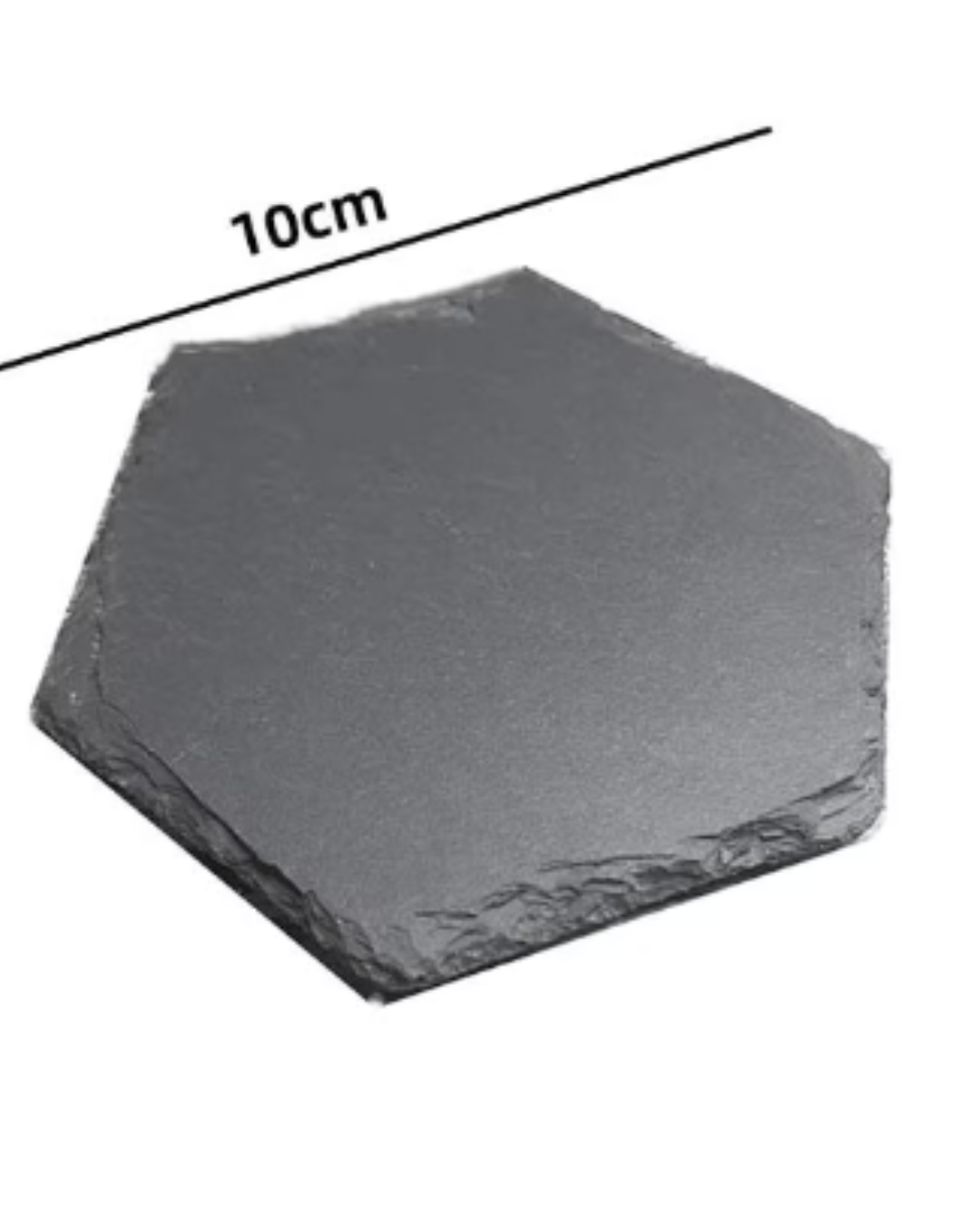 Natural Black Stone Coasters – Heat-Resistant & Durable Table Protection