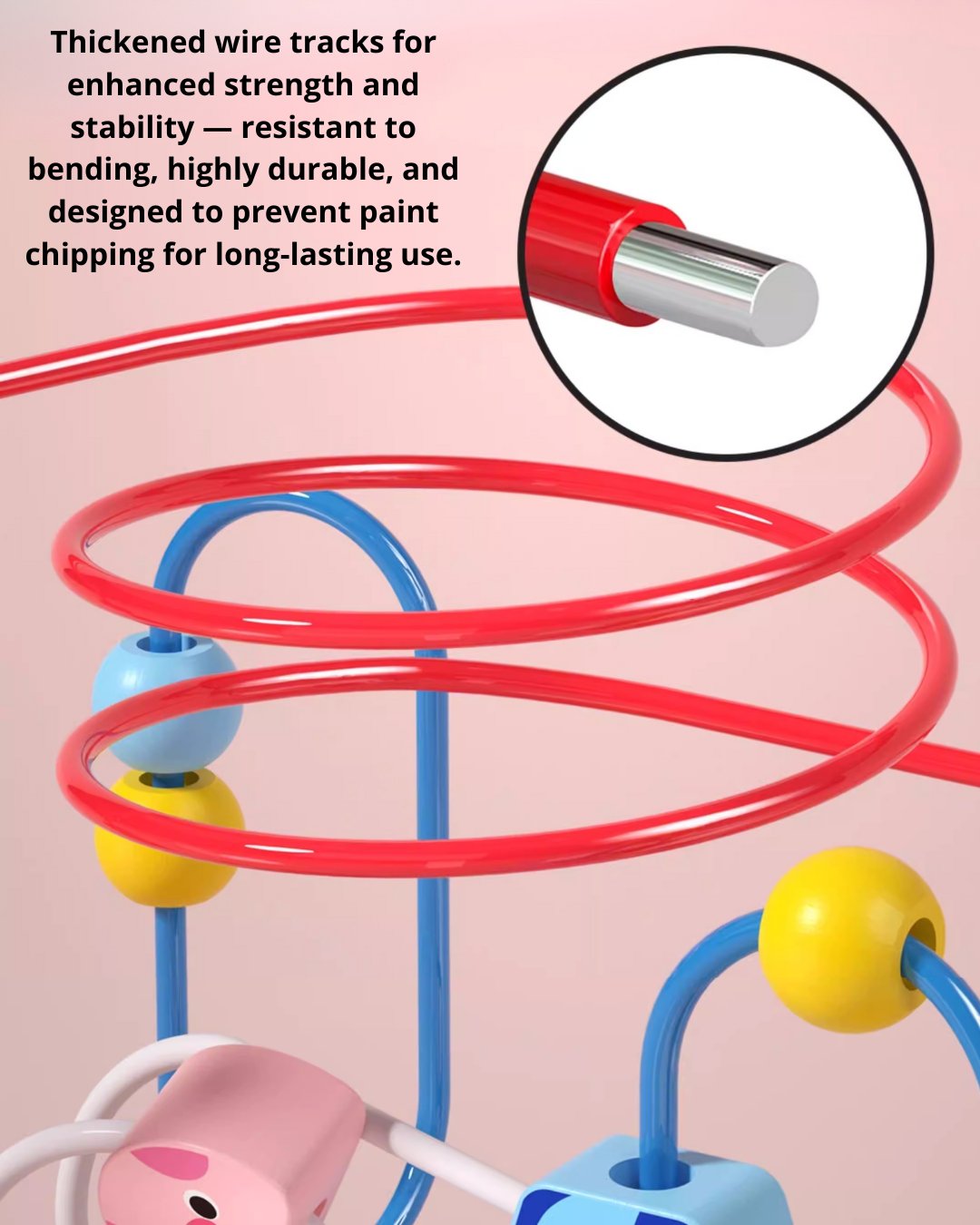 Early Learning Baby Bead Maze – Interactive Toy for Toddlers 10+ Months