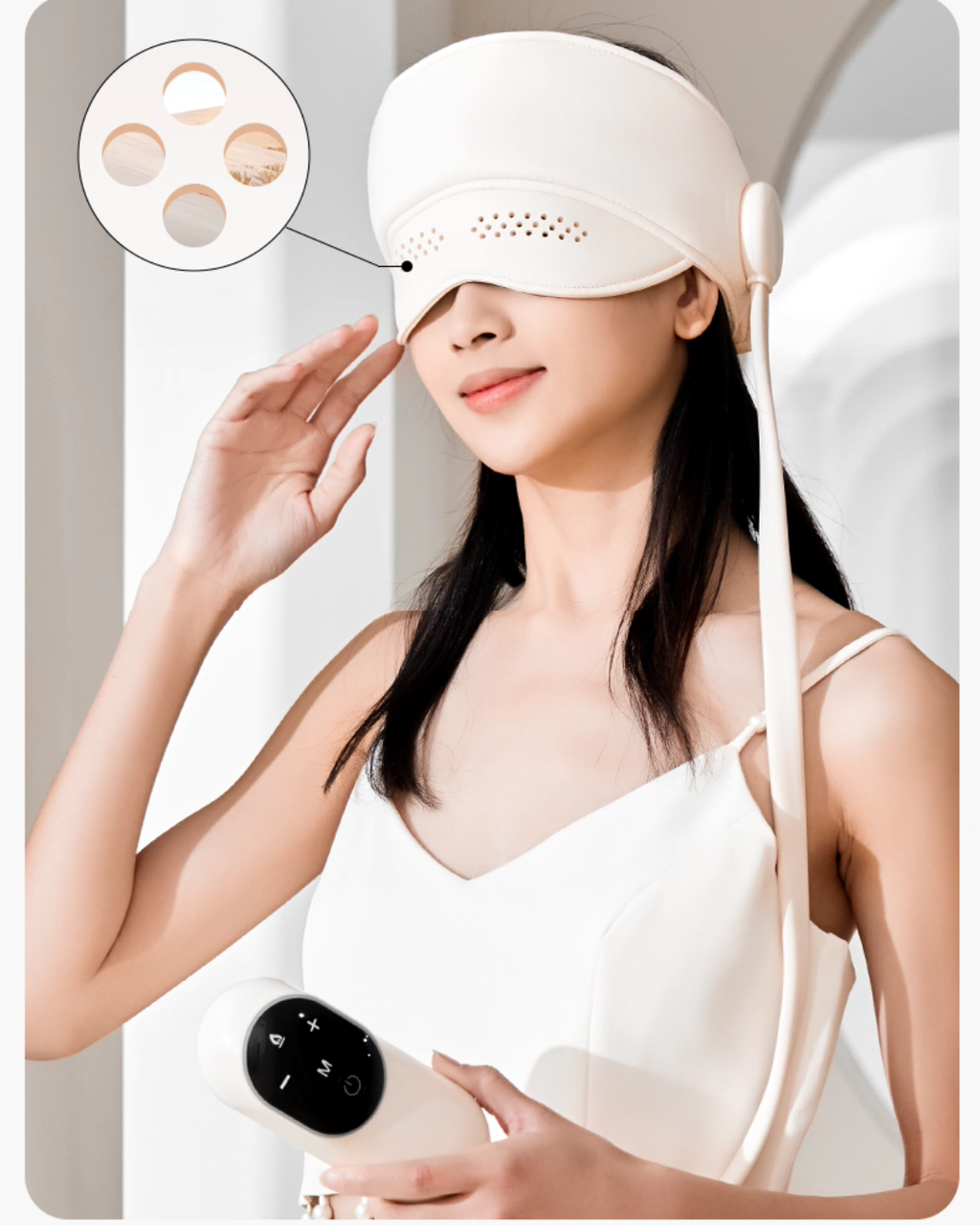 Head & Eye Massage Wrap for Stress Relief and Better Sleep