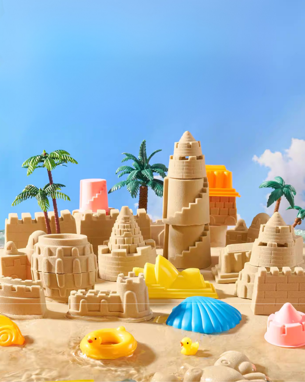 Floating Space Sand Playset – Reusable, Moldable Fun for Kids 3+