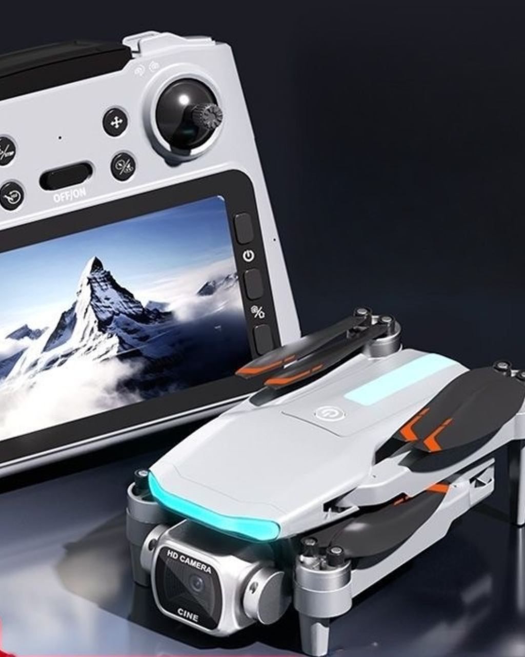 Professional HD Camera Drone with 7.48” Screen & 50× Zoom