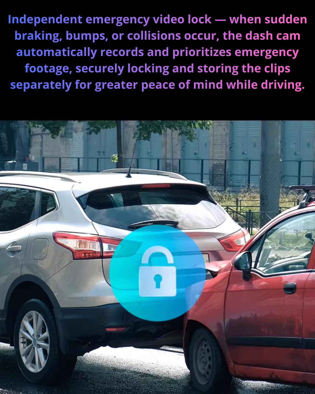 4K Smart Dash Cam – Emergency Recording, HDR Night Vision, WiFi