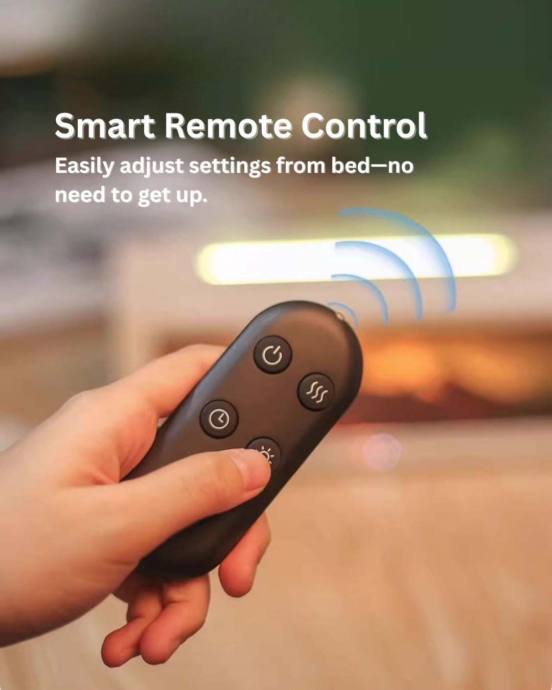 Flame Fireplace Aroma Humidifier & Air Purifier