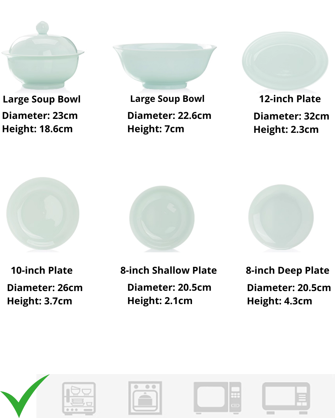 Jingdezhen White Porcelain Dinnerware Set – Authentic & Elegant Tableware