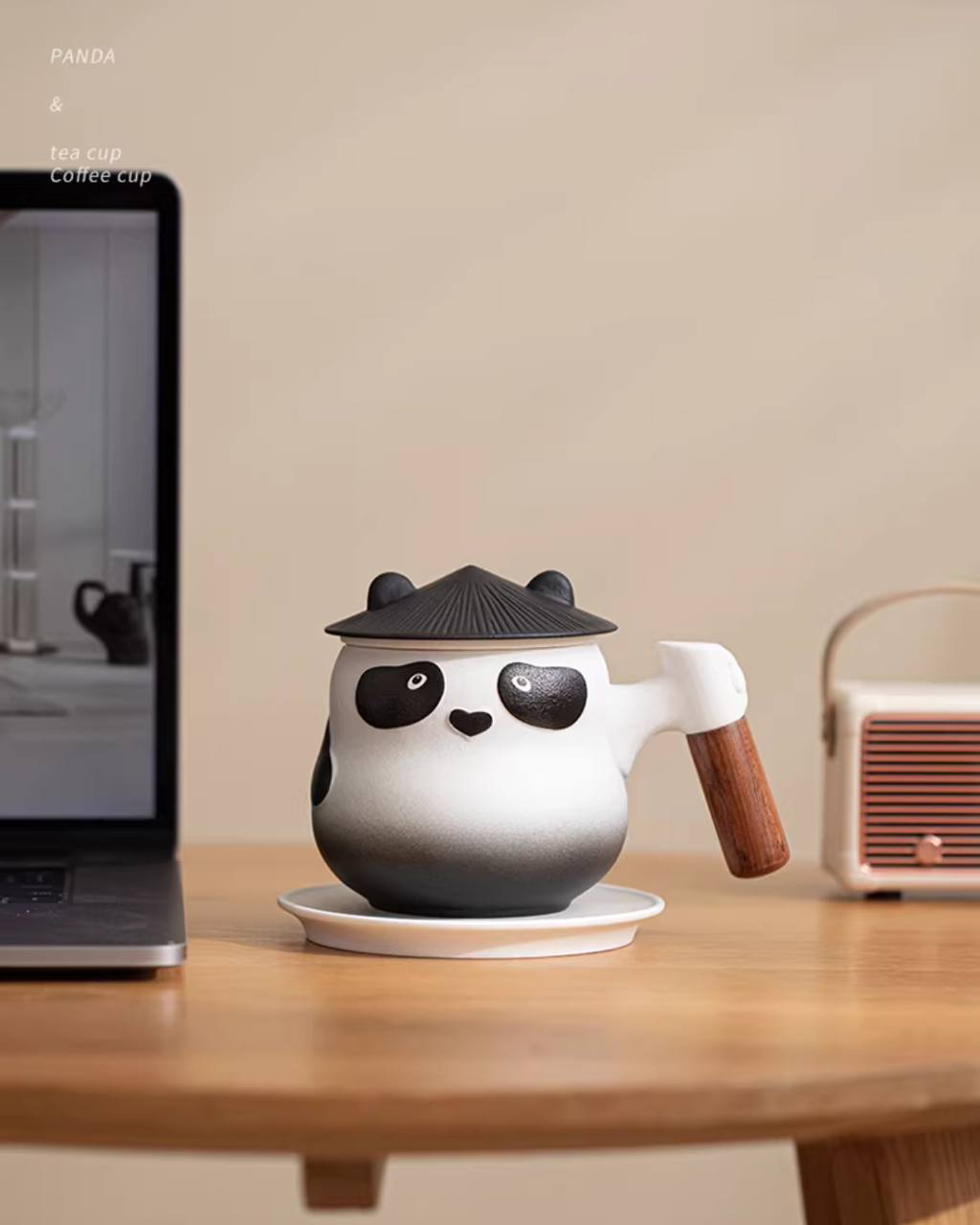 Panda Hero Tea & Coffee Cup Set for Calm Daily Moments