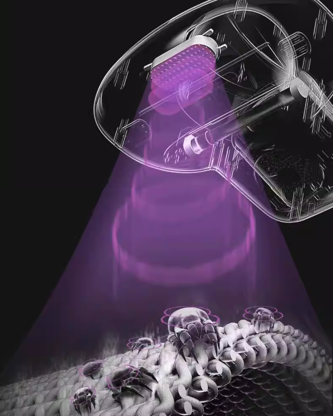 Powerful Mite Vacuum Cleaner for Allergies & Clean Sleep