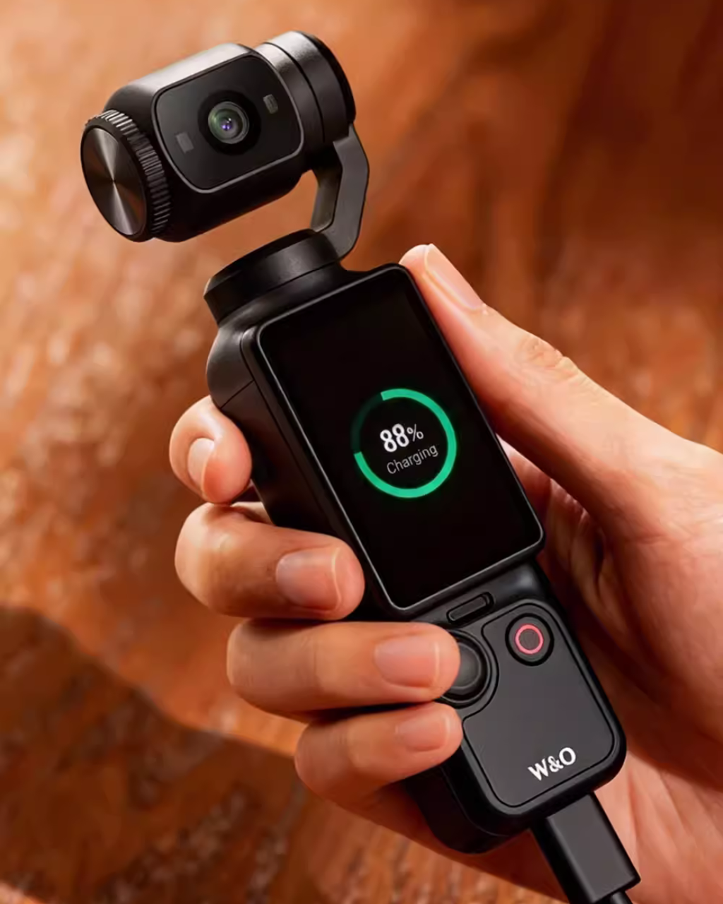 4800W HD Camera with Large Screen & Anti-Shake for Travel & Sports