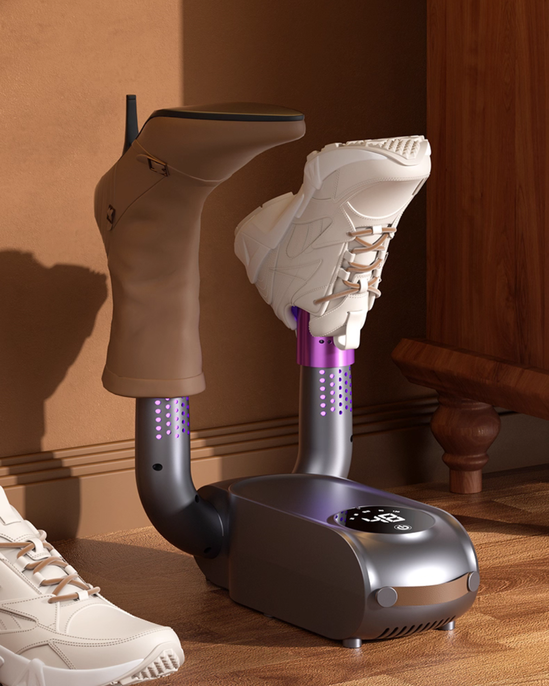 Compact Smart Shoe Dryer for Sneakers, Boots & Daily Use