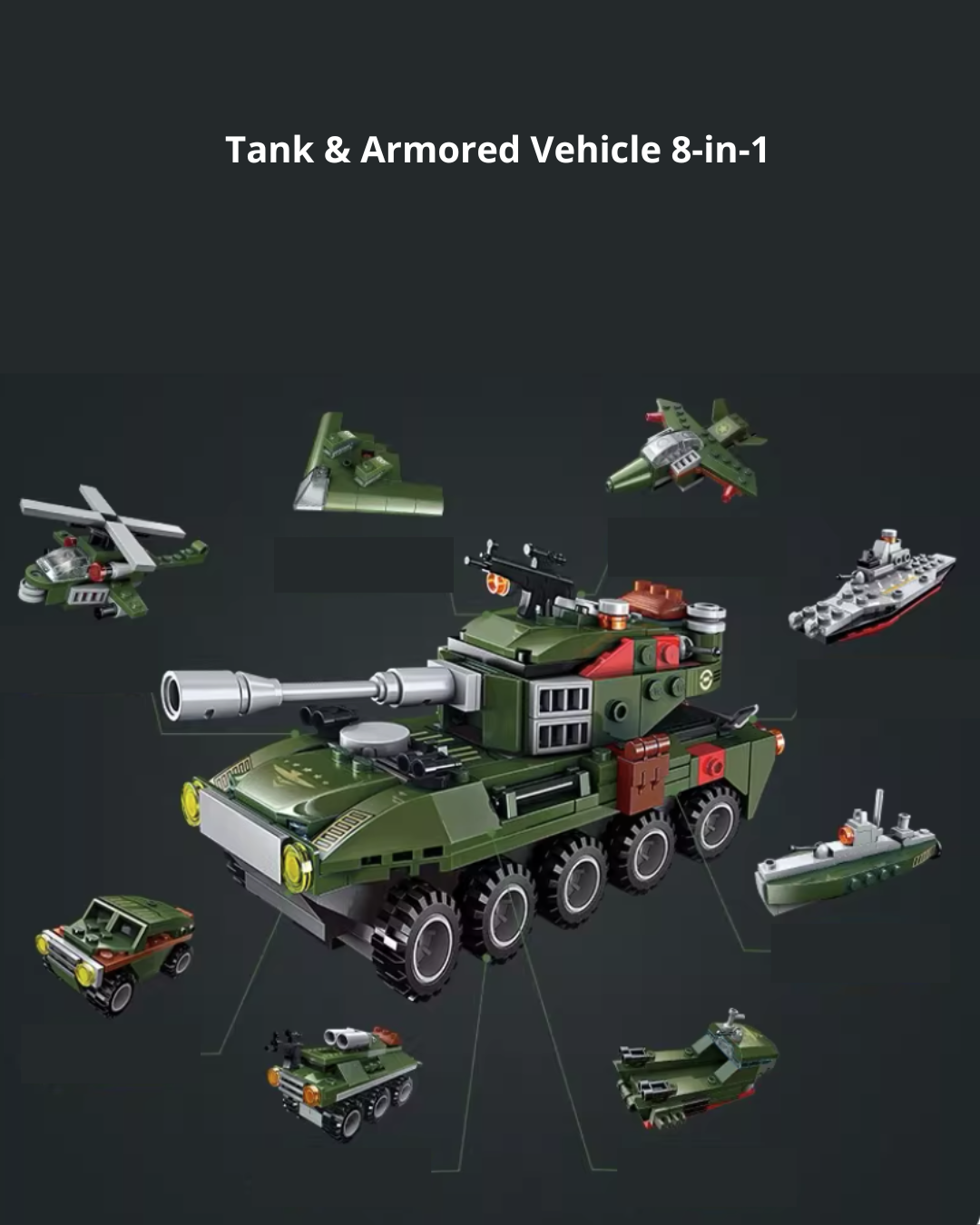 STEM Military Vehicle Building Kit for Kids – Hands-On Learning