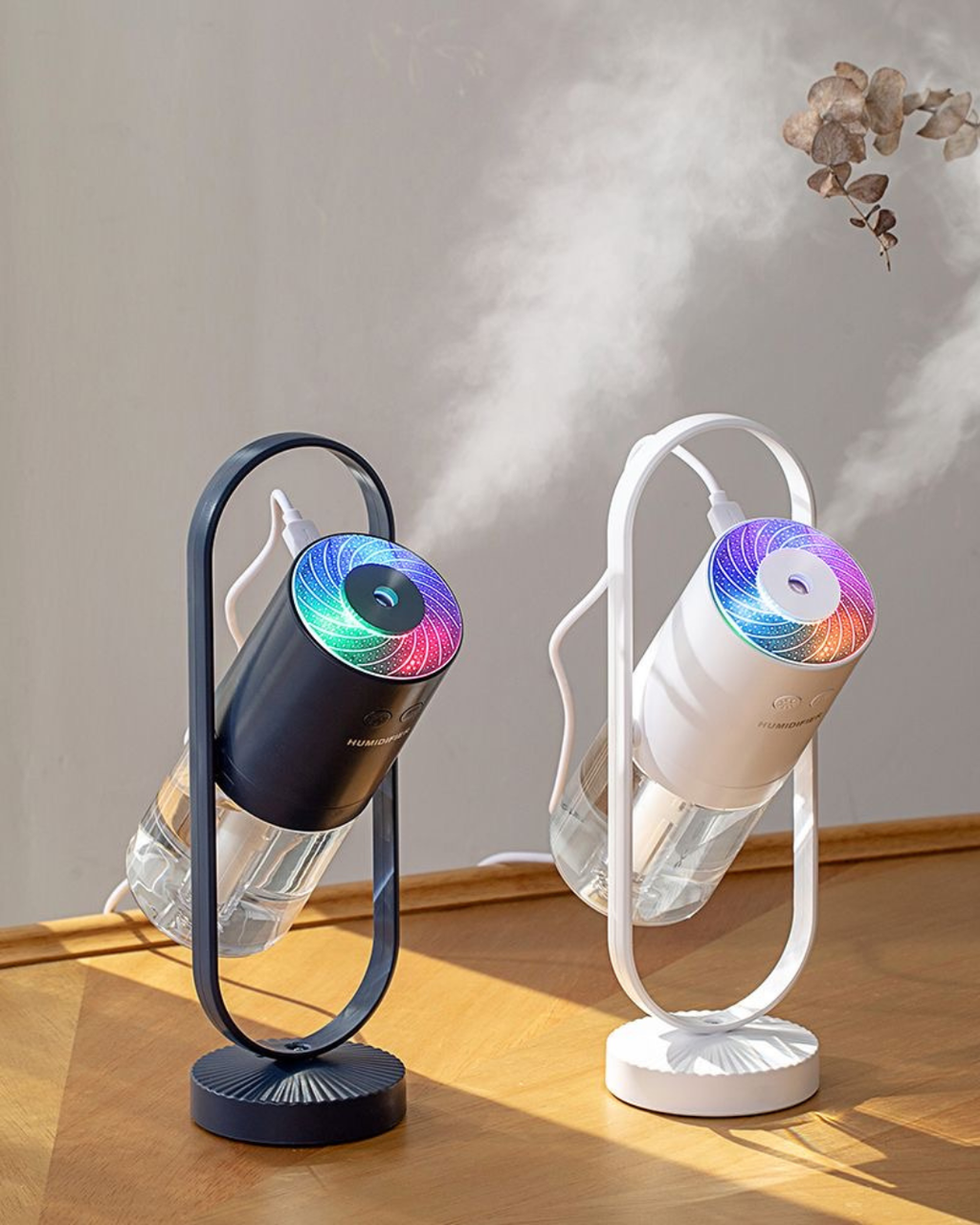 MagicGlow Nano Humidifier with Multicolor LED — Calm & Cozy Spaces