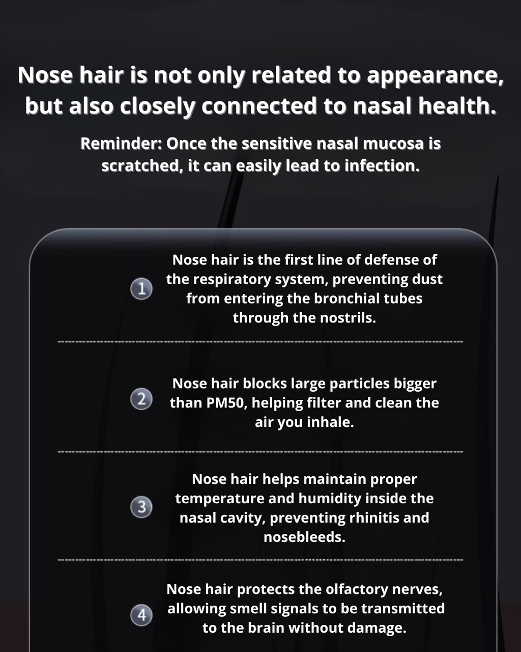 Mini Nose Hair Trimmer – Quiet, Safe, Travel-Friendly & Rechargeable