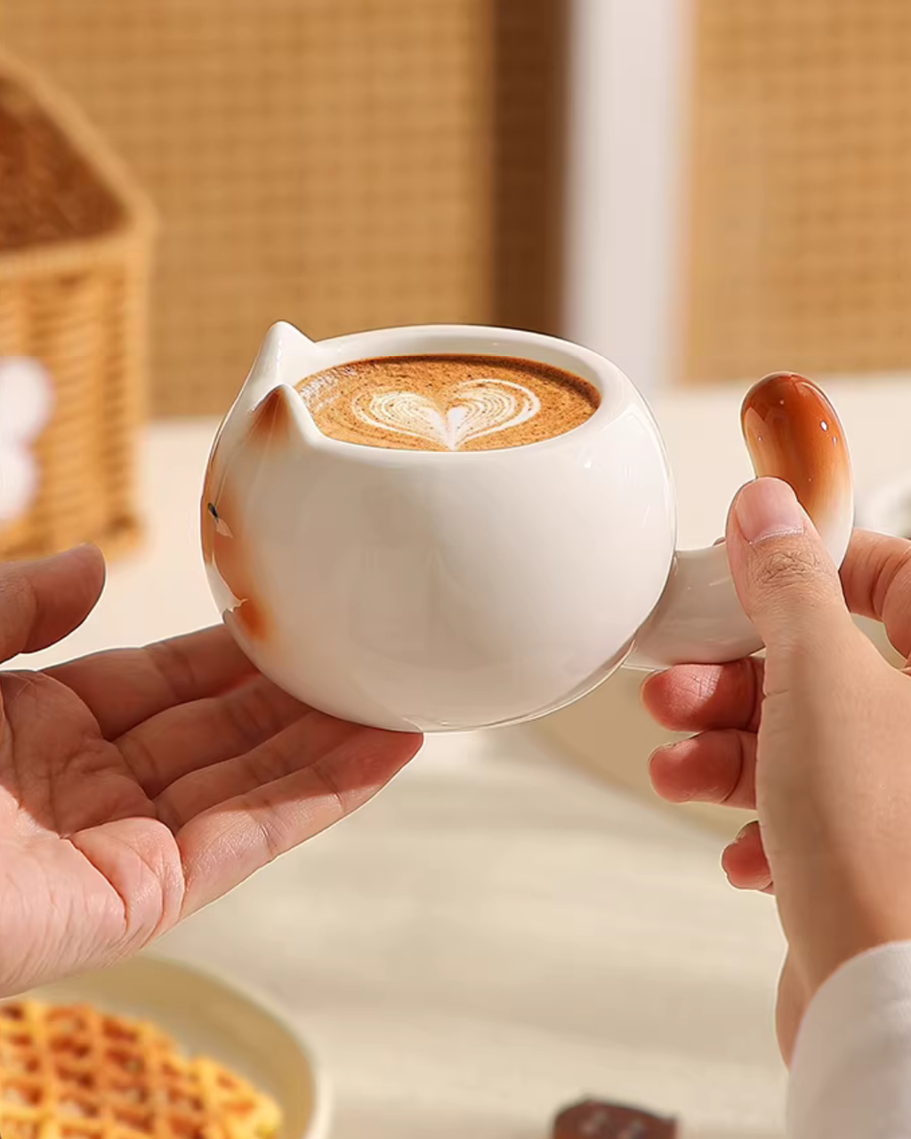 Whimsical Siamese Cat Coffee Mug for Everyday Sipping & Cozy Moments