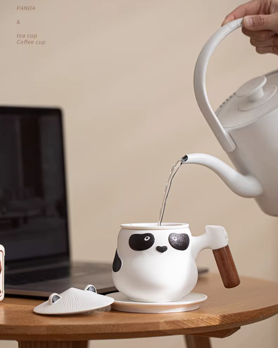 Panda Hero Tea & Coffee Cup Set for Calm Daily Moments