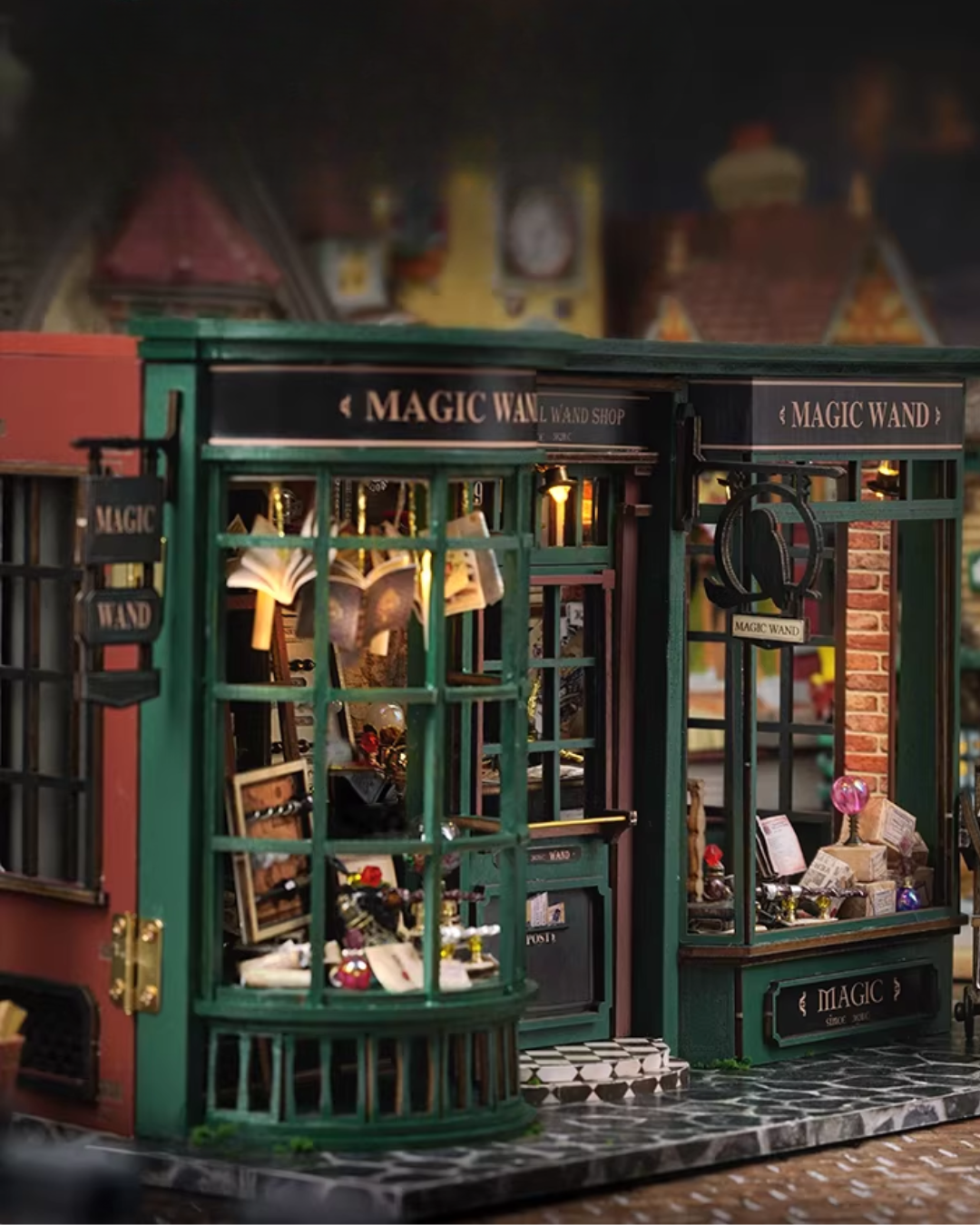 DIY Miniature House Kit with LED Lights – Magic Wand Series