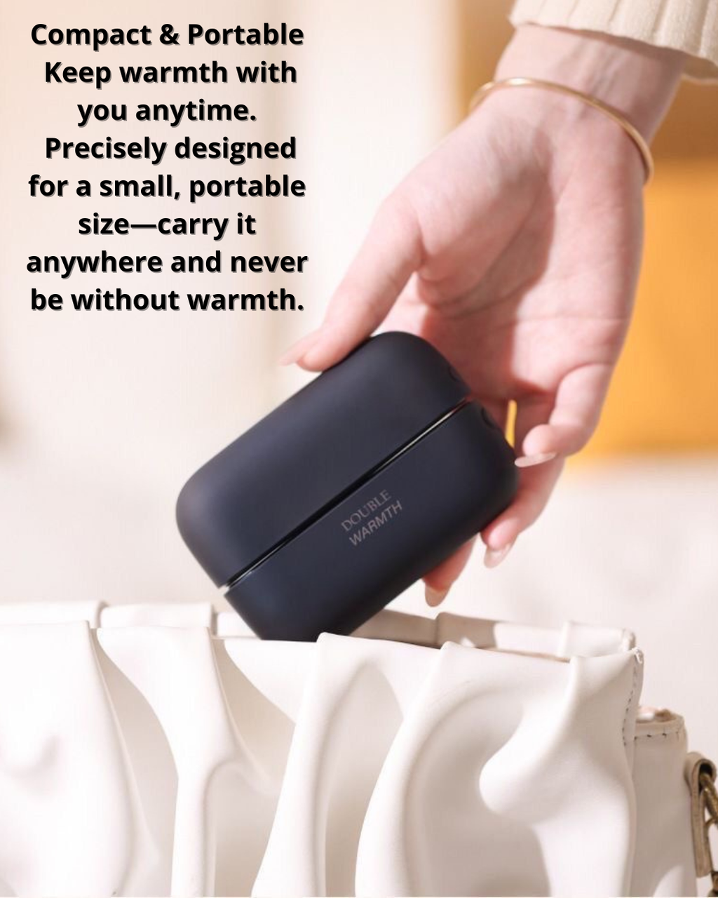 Split Magnetic Hand Warmer – Fast Heating & Long-Lasting Battery