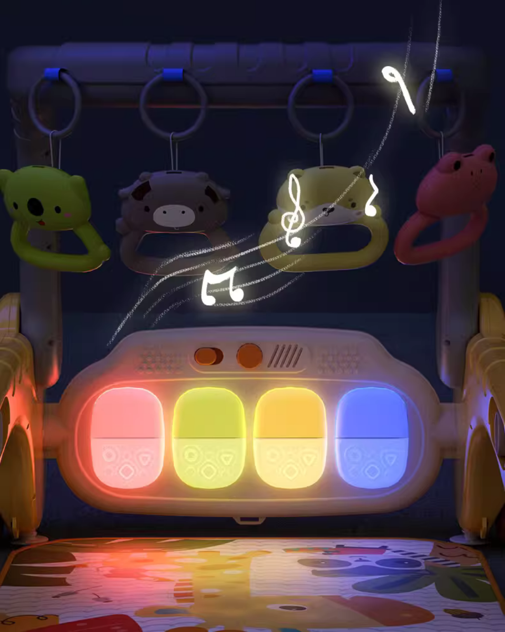 7-in-1 Multi-Function Baby Activity Gym & Walker for Infant Development