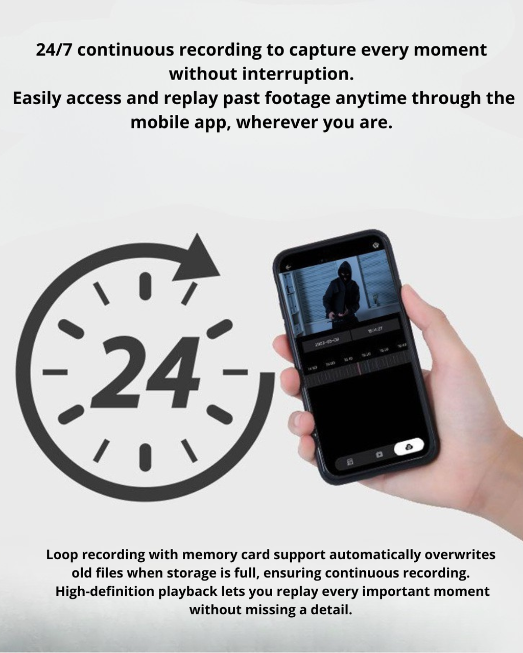 AI Smart 360° PTZ Video Call Camera – 2.5K HD & Human Detection