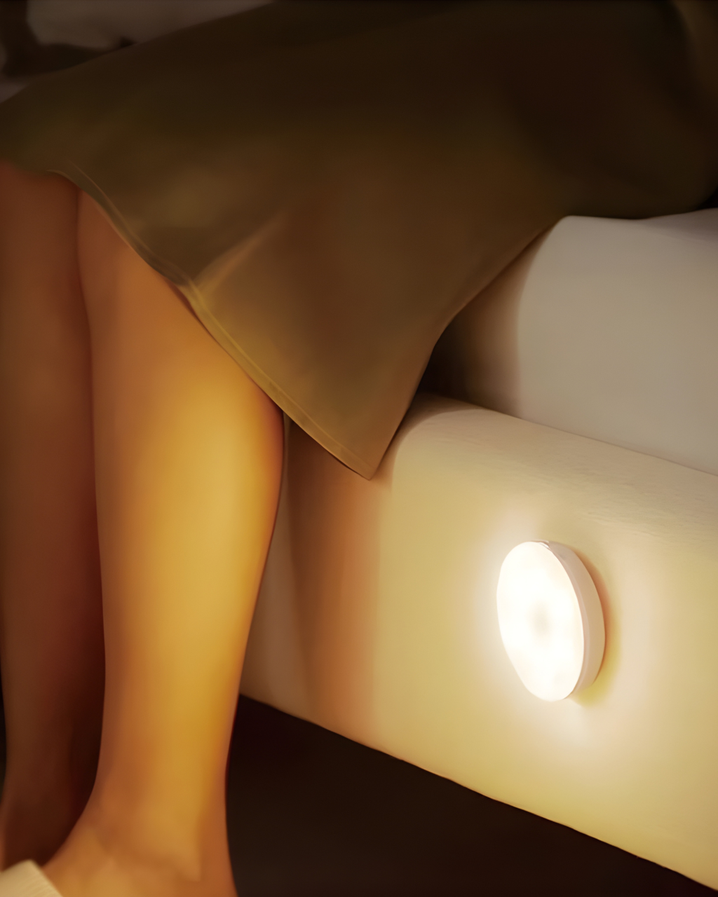 Smart Human Motion Sensor Night Light – Warm LED, Rechargeable