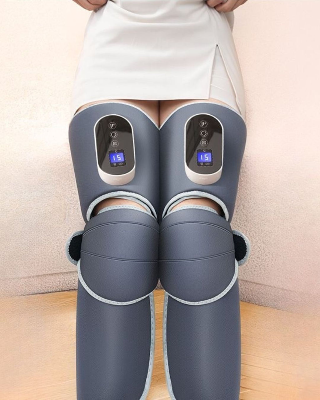 Wireless Heated Knee Massager with Air Compression & Graphene Heat