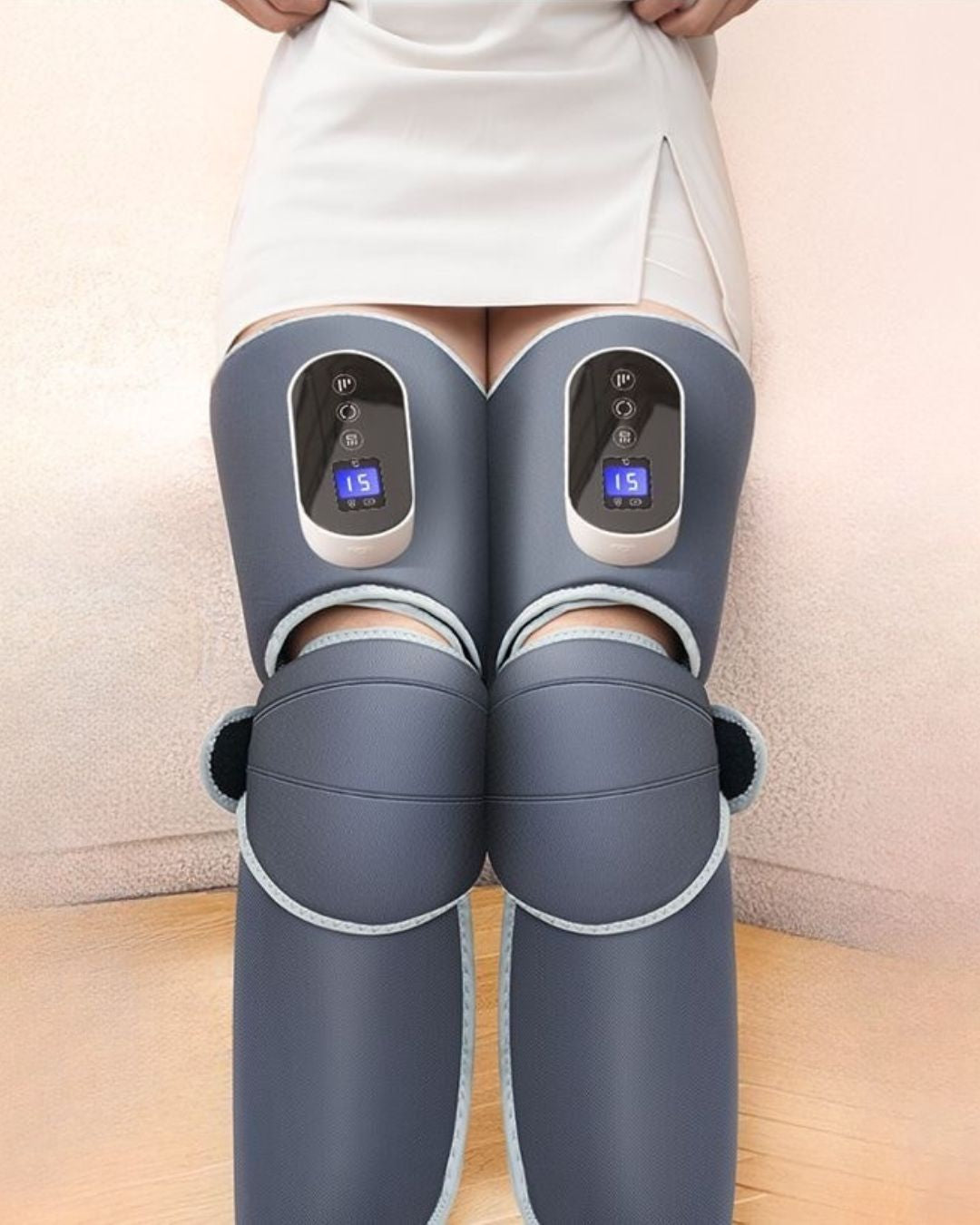 Wireless Heated Knee Massager with Air Compression & Graphene Heat