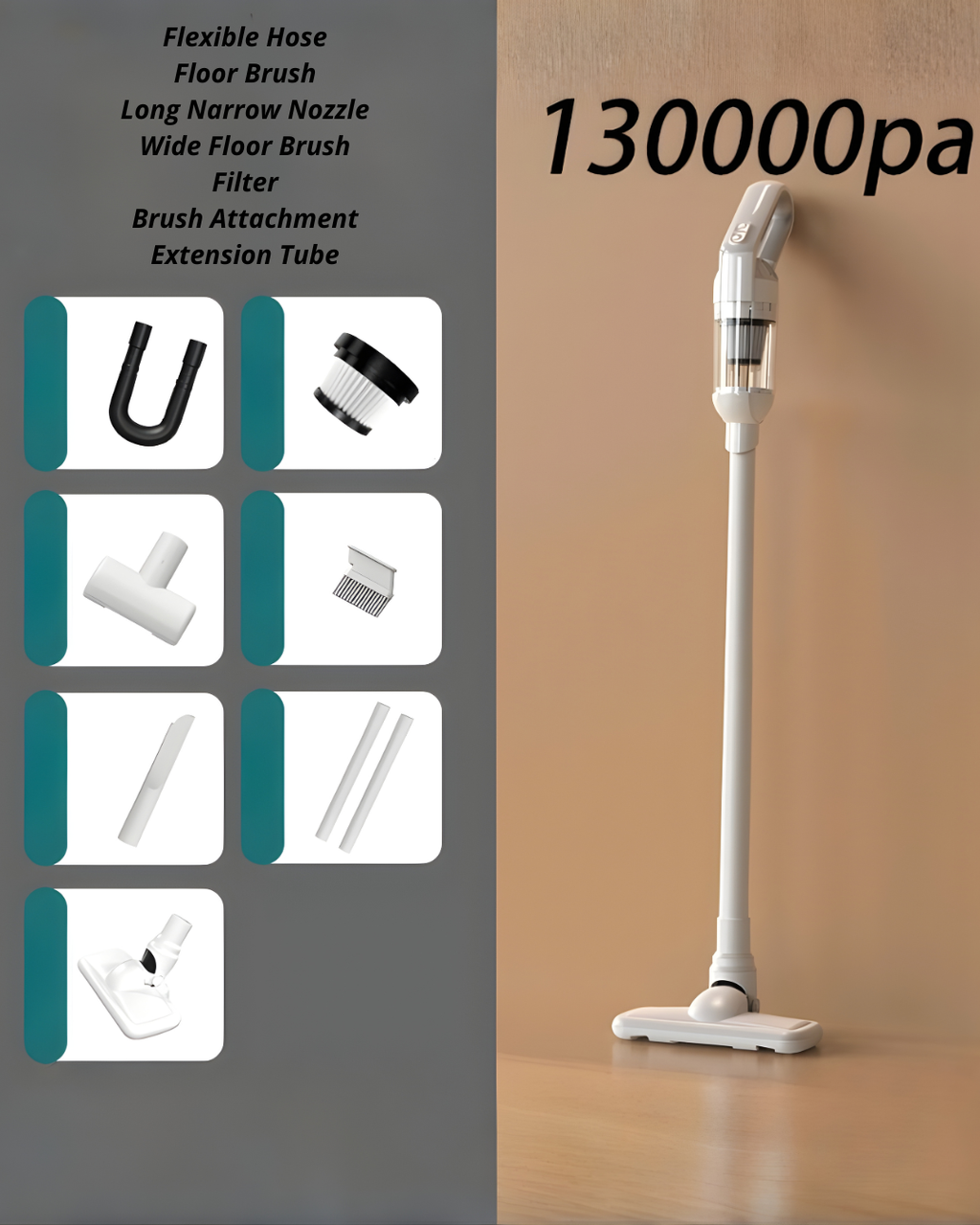 Lightweight Cordless Handheld Vacuum for Home & Car Cleaning