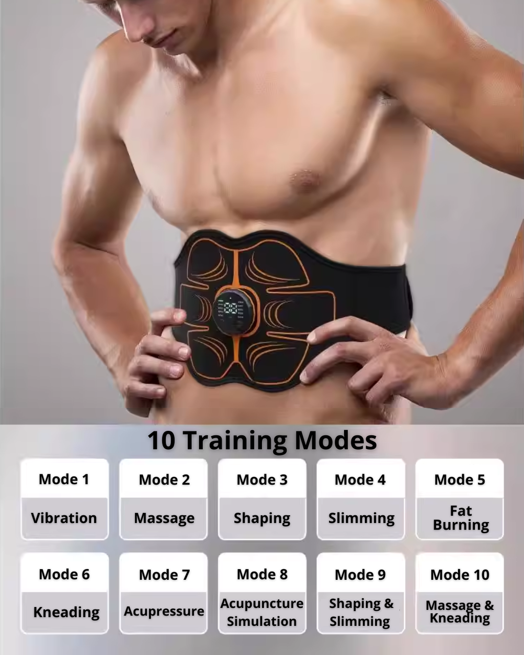 Wireless EMS Waist Belt – Hands-Free Abdominal & Core Toning