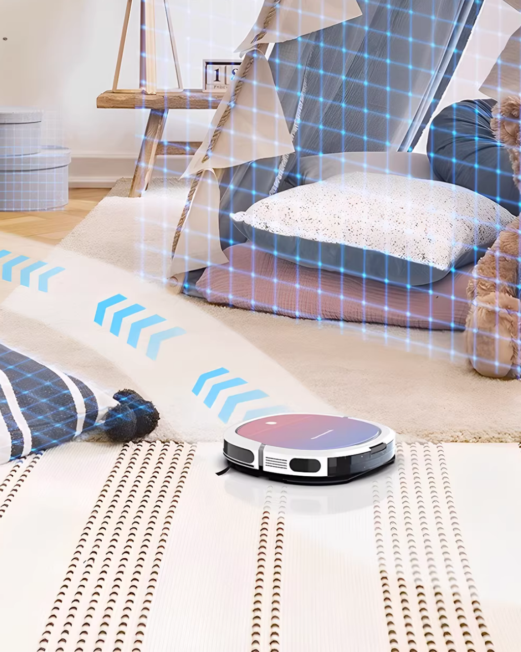 K196 Smart Robot Vacuum & Mop for Modern Homes