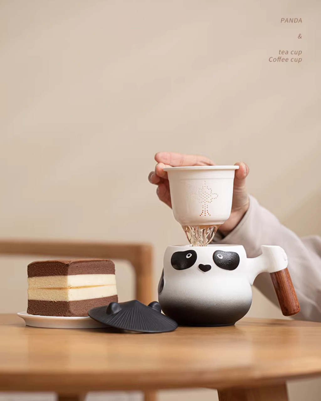 Panda Hero Tea & Coffee Cup Set for Calm Daily Moments
