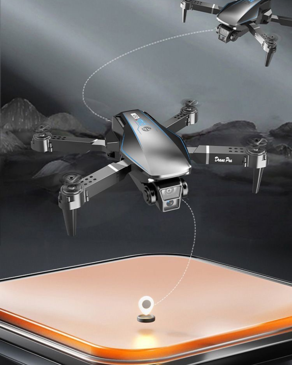 Beginner-Friendly 8K HD Dual Camera Drone with Optical Flow Hover & Live FPV