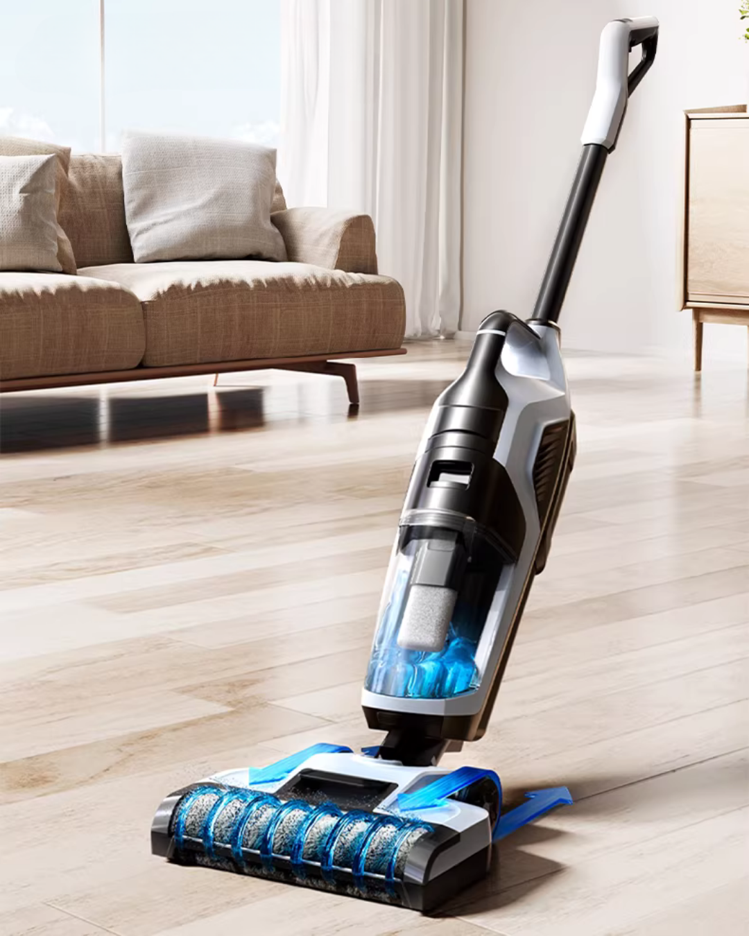 All-in-One Wireless Floor Cleaner for Homes & Pets