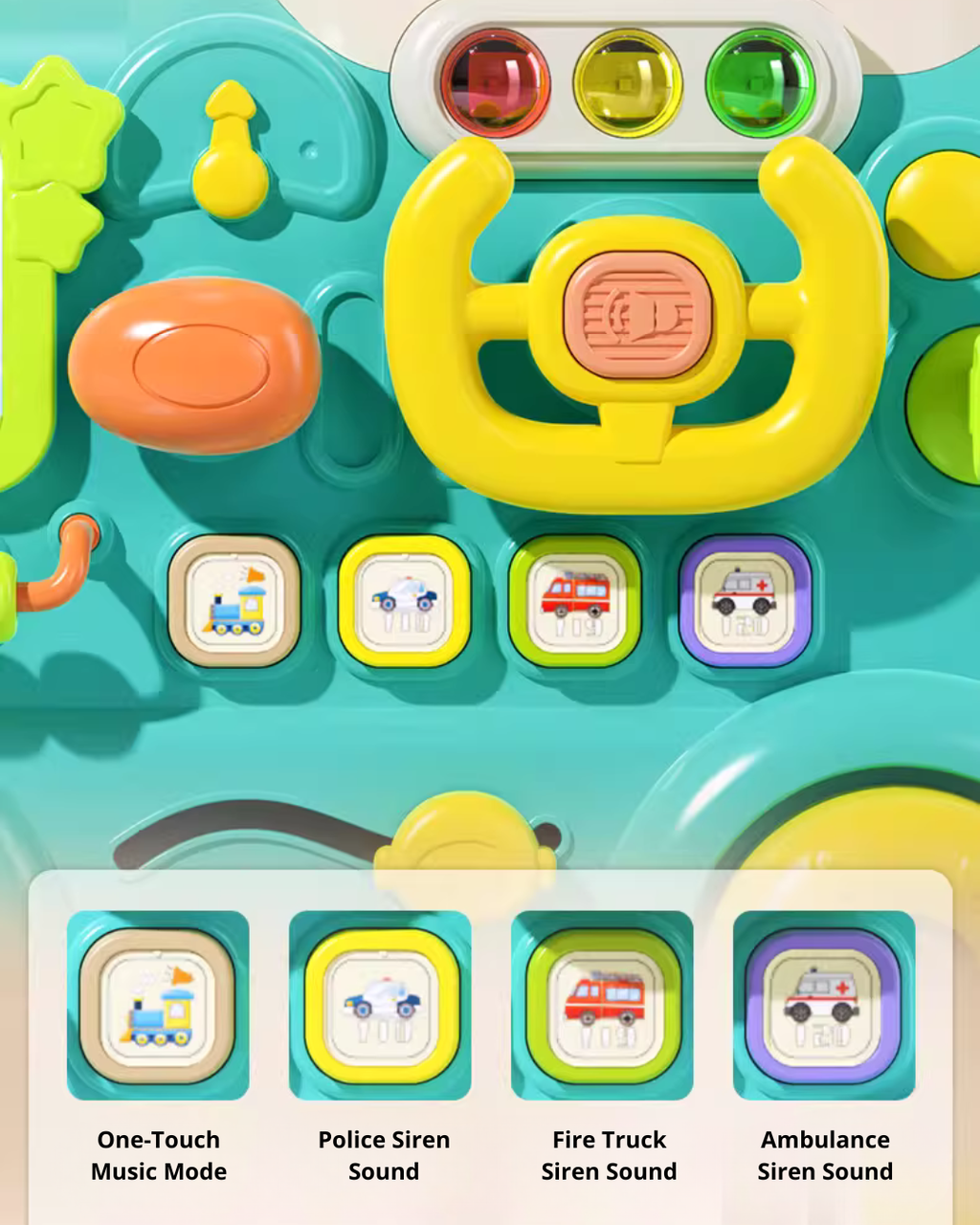 Early Learning Baby Walker & Ride-On with Interactive Activity Panel