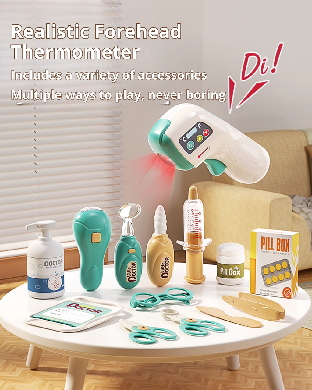 Kids Pretend Medical Station Toy – Interactive Doctor Role Play Set