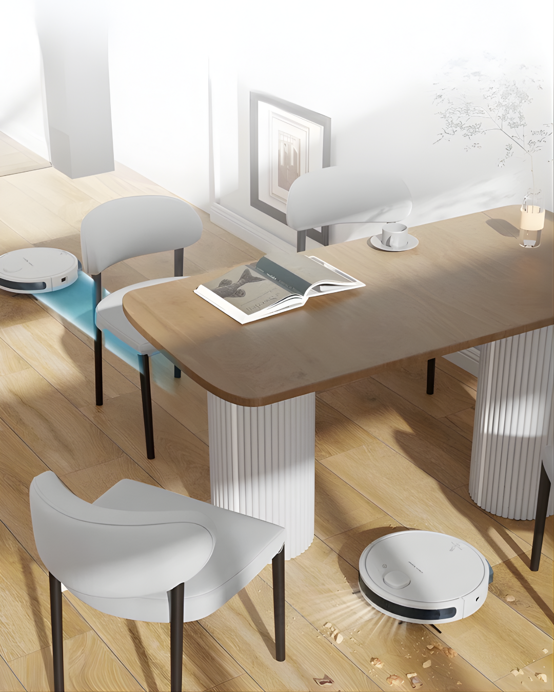 Robot Vacuum and Mop with Laser Navigation for Modern Homes