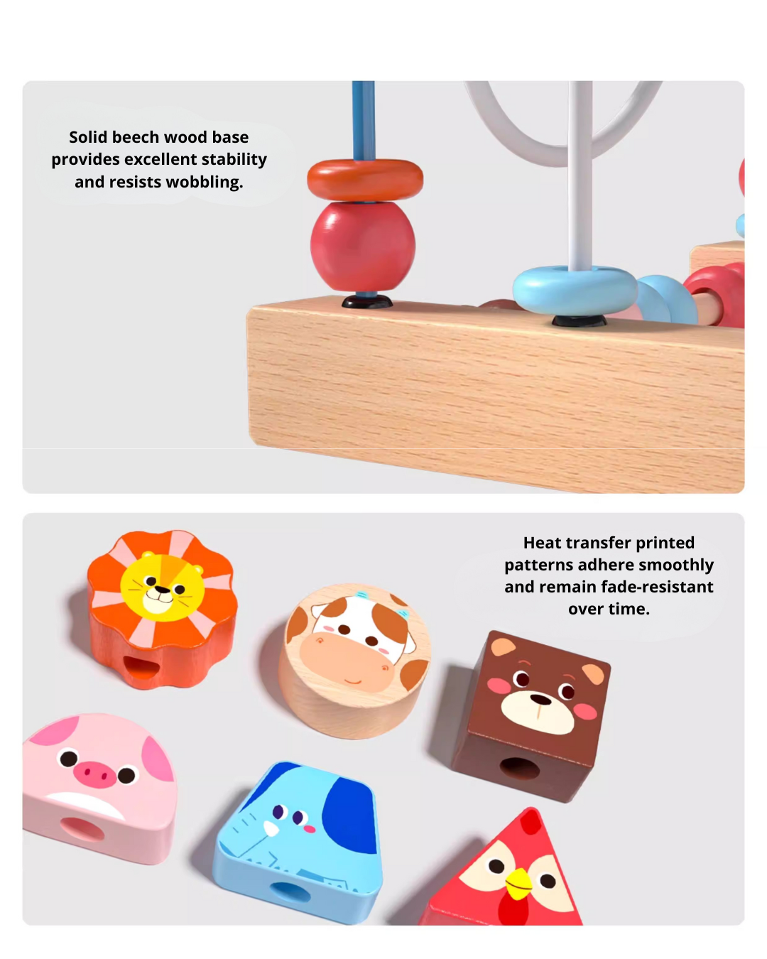 Early Learning Baby Bead Maze – Interactive Toy for Toddlers 10+ Months