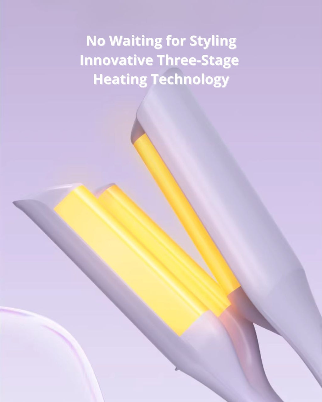 Deep U Triple Barrel Curling Iron – Korean-Style Water Waves