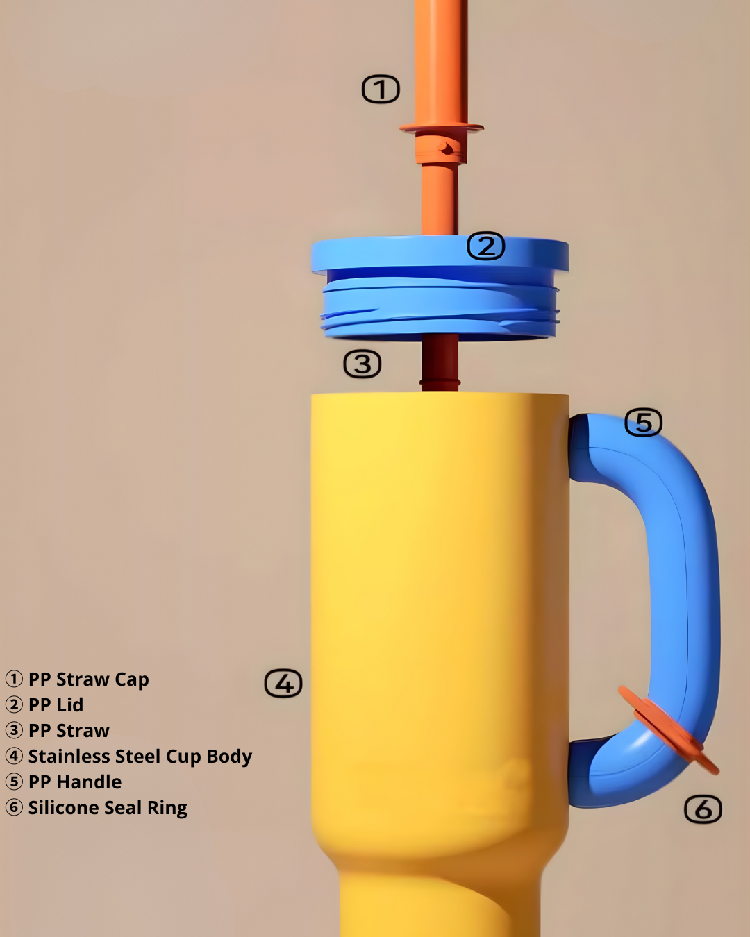 1200 ml Leak-Proof Stainless Steel Tumbler for Everyday Hydration