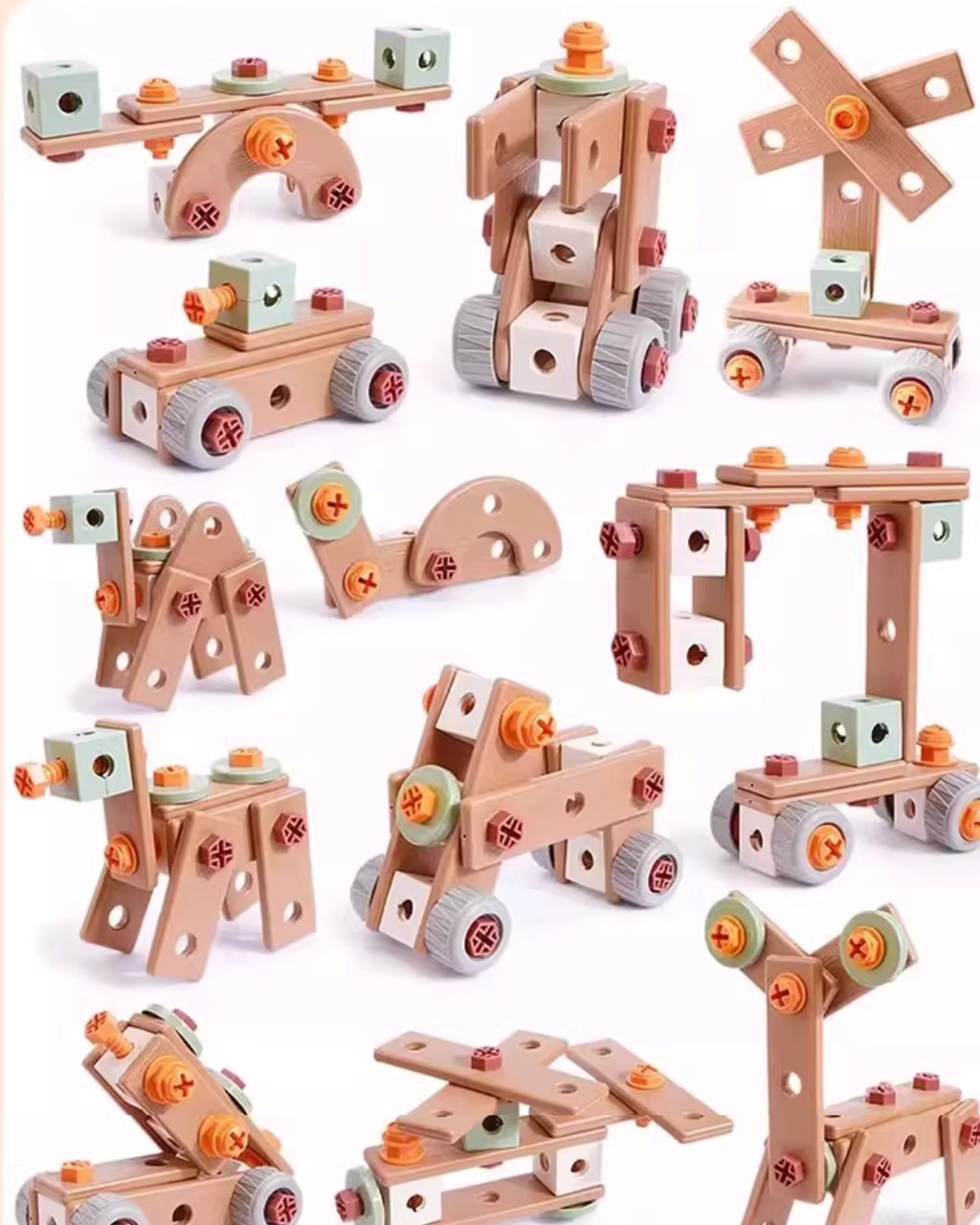 201-Piece Kids Construction Tool Set for Hands-On Learning & Play