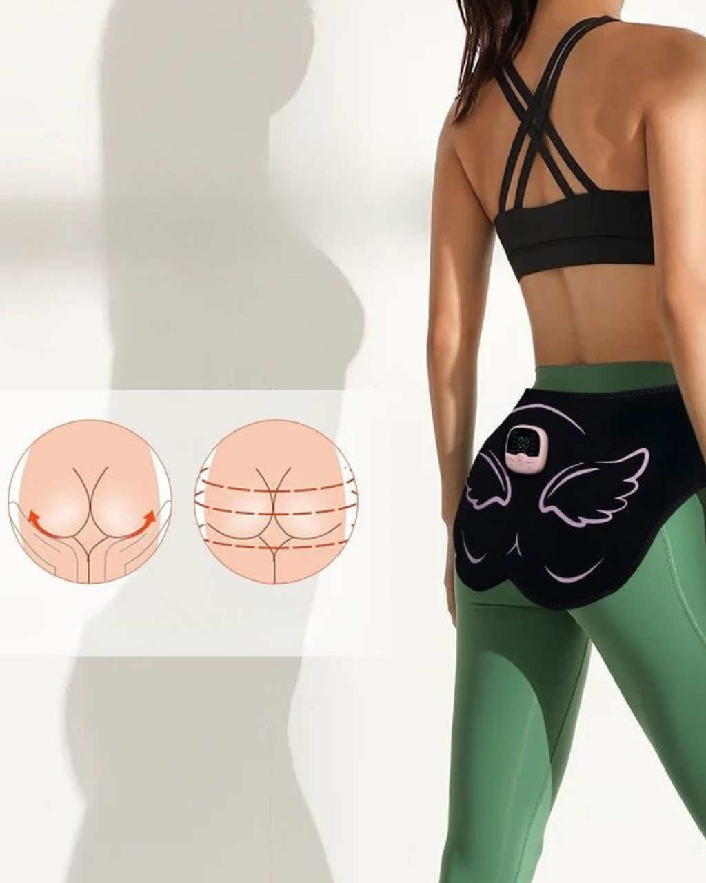 EMS & TENS Glute Trainer – Tone, Lift & Sculpt Glutes at Home