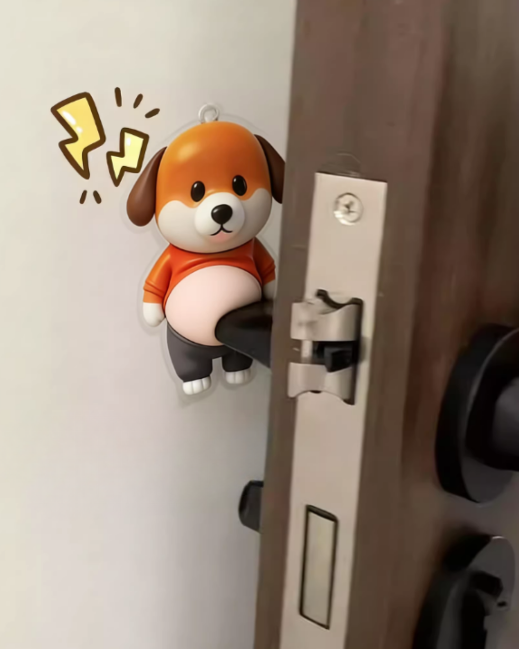 3D Shiba Inu Big Belly Sticker – Fidget & Anti-Collision Home Accent