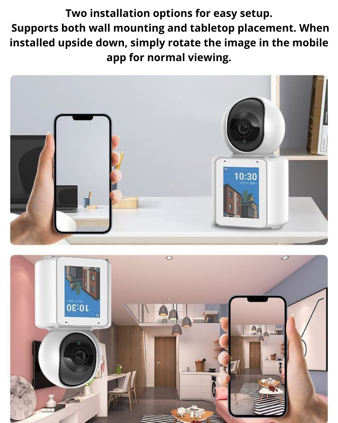 AI Smart 360° PTZ Video Call Camera – 2.5K HD & Human Detection