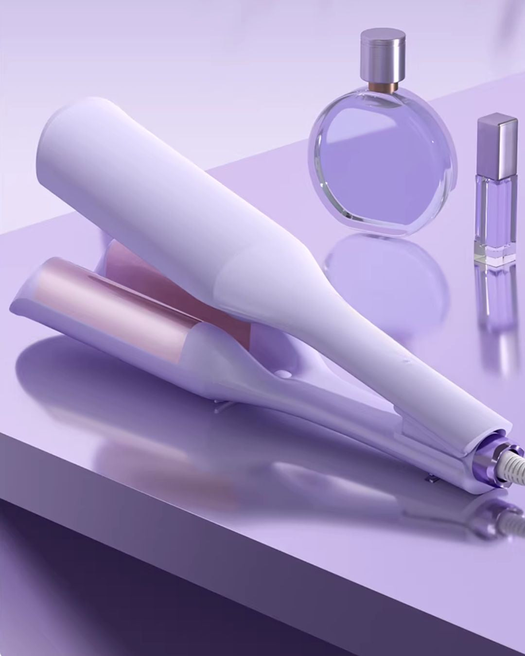 Deep U Triple Barrel Curling Iron – Korean-Style Water Waves